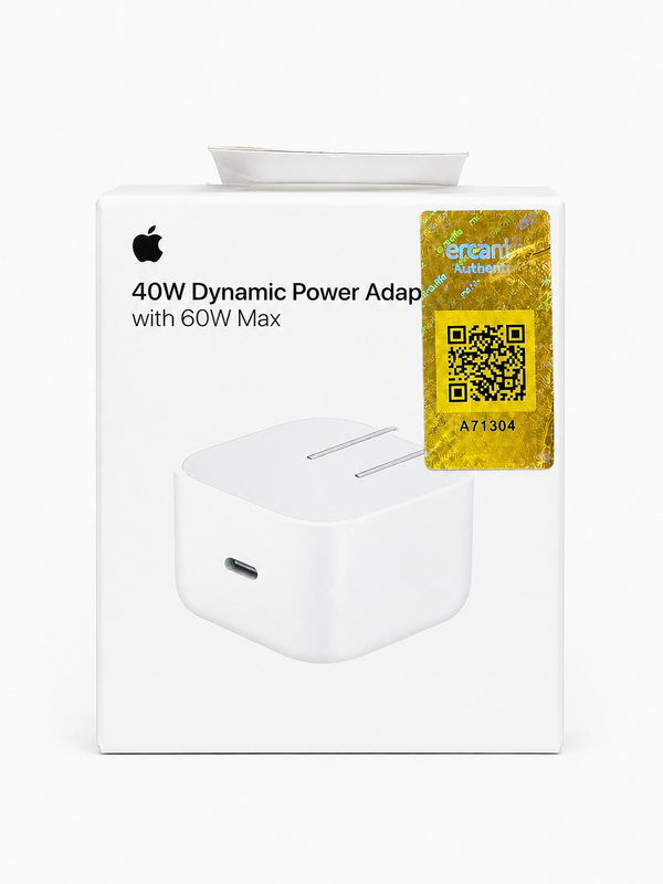 Original Apple 40W Dynamic Power Adapter + C-C Cable